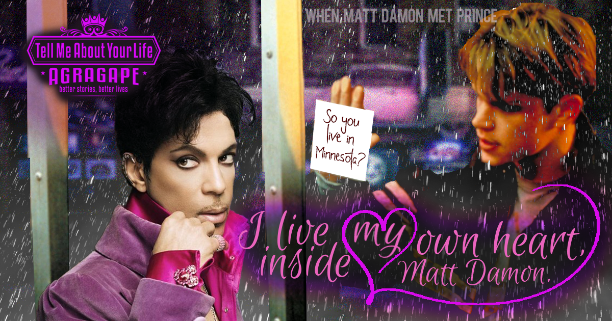 Matt Damon Meets Prince
